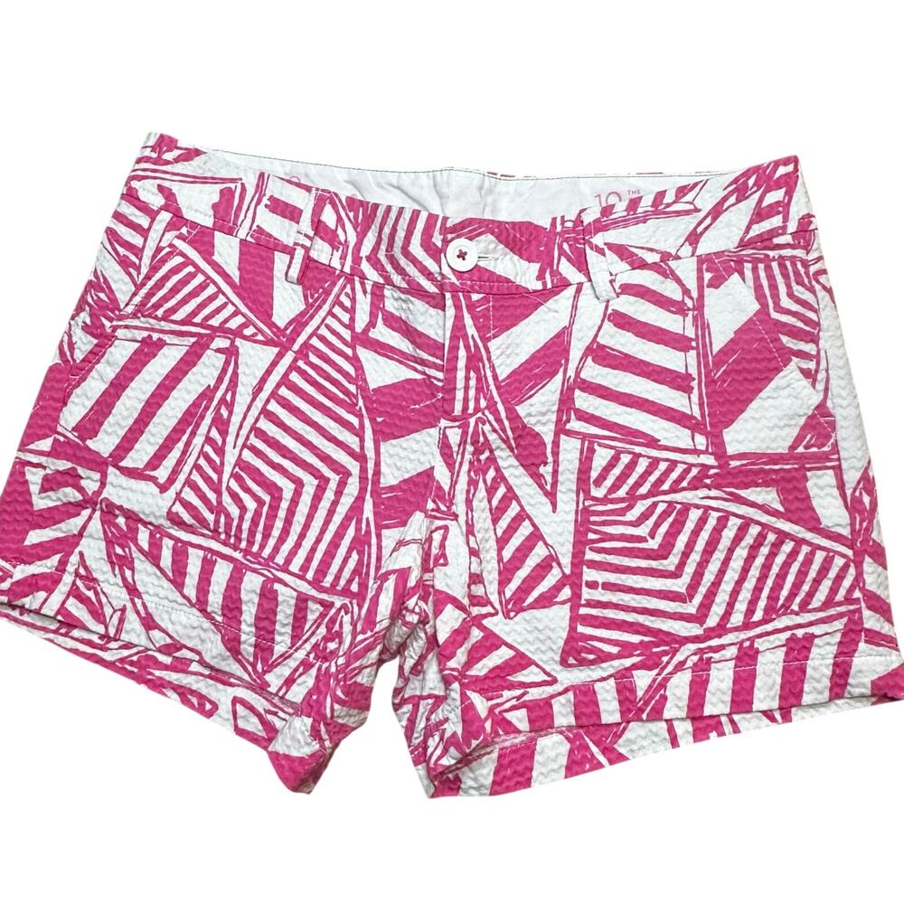 Lilly Pulitzer Callahan Short sz 10 Capri Pink Yacht Sea Shorts